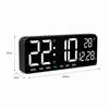 Reloj Despertador Luz Led Digital De Mesa Y Pared Mediano
