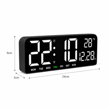 Reloj Despertador Luz Led Digital De Mesa Y Pared Mediano - detalle del producto