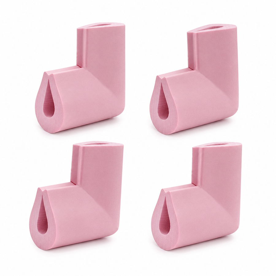 Protección Anti Golpes De Goma Para Esquinas Niños - variante ROSA