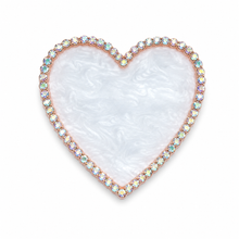 Paleta Mezcladora Corazon Blanco - imagen principal