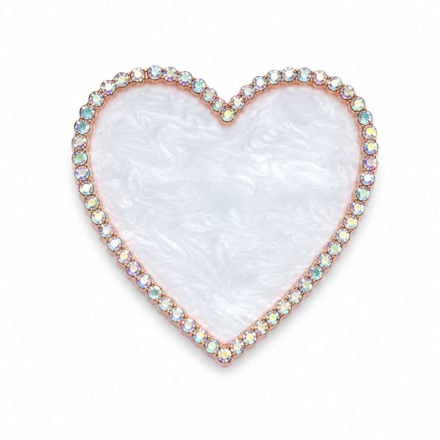 Paleta Mezcladora Corazon Blanco - imagen principal