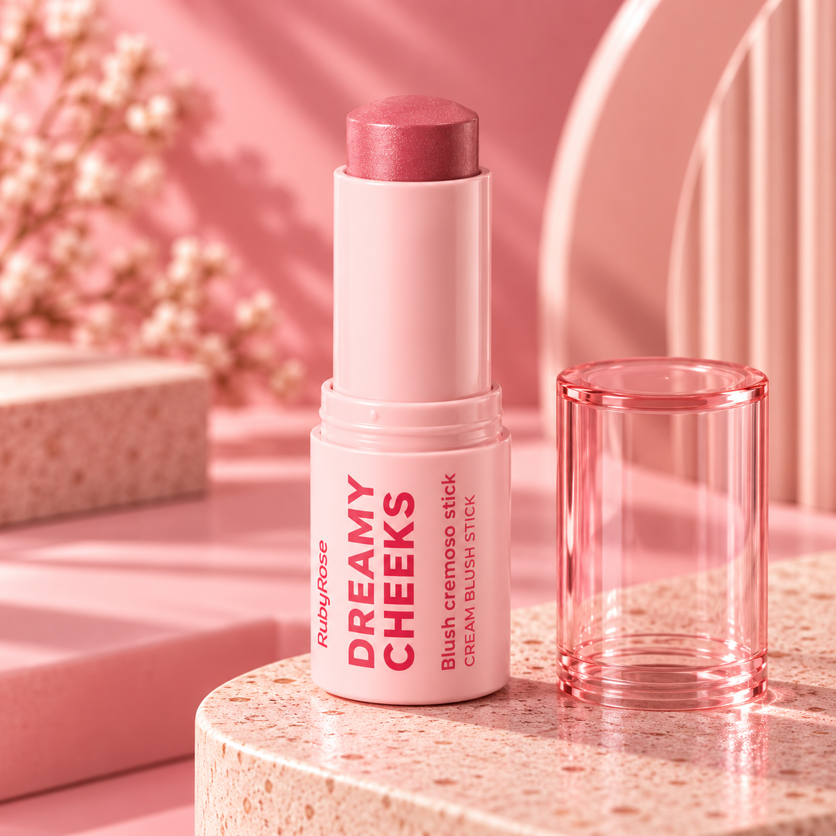 Rubor en Barra Ruby Rose Dreamy Cheeks Vintage Rose
