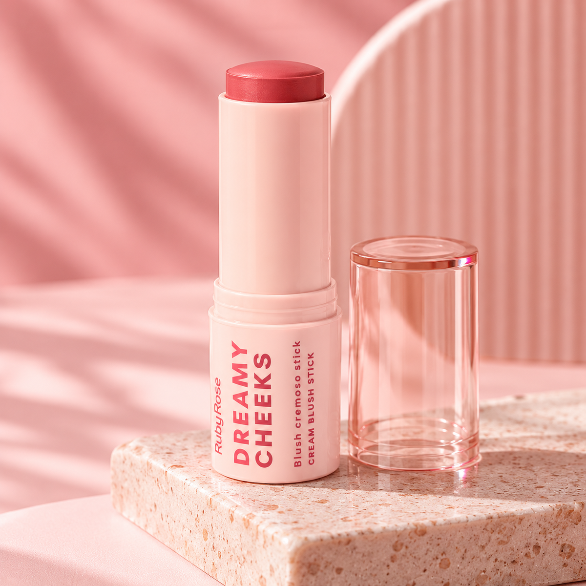 Rubor en Barra Ruby Rose Dreamy Cheeks Frosted Rose