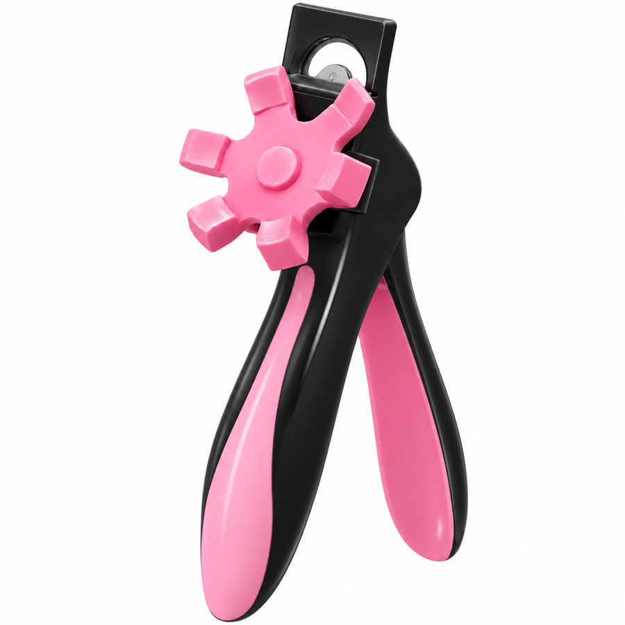 Cortauñas Tipo Guillotina Negro con Fucsia