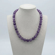 Collar De Piedra Energética Amatista 56 Cm