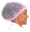 Cofia Gorro Para el Cabello Desechable Rosa 100 Unidades