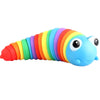 Juguete Antiestrés Gusano - Oruga De Colores Ultra Suave