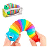 Juguete Antiestrés Gusano - Oruga De Colores Ultra Suave