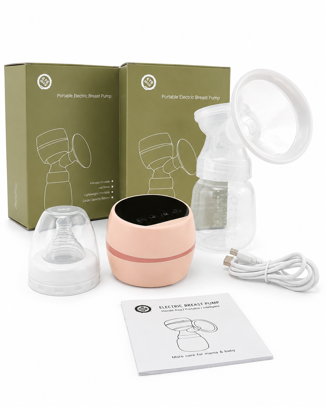 Extractor De Leche Eléctrico Portátil Recargable Inalámbrico