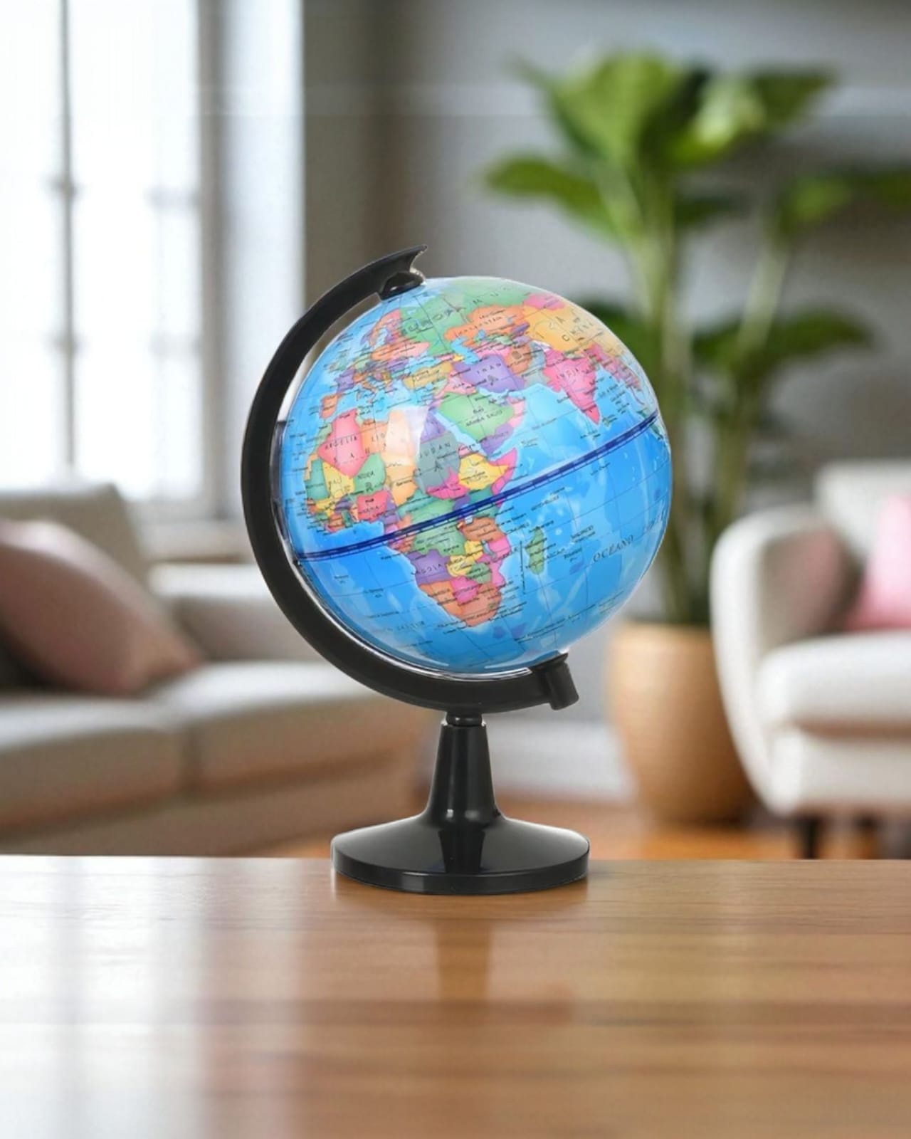 Globo Terráqueo de 30cm Sin Luz Mapa Mundo