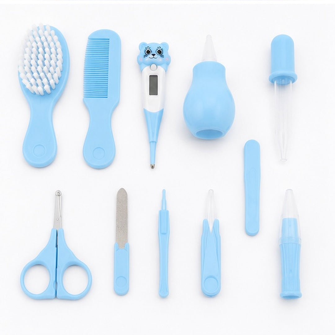 Kit De Cuidado E Higiene Para Bebés Recién Nacidos 13 Piezas Color Celeste - vista 4 del producto