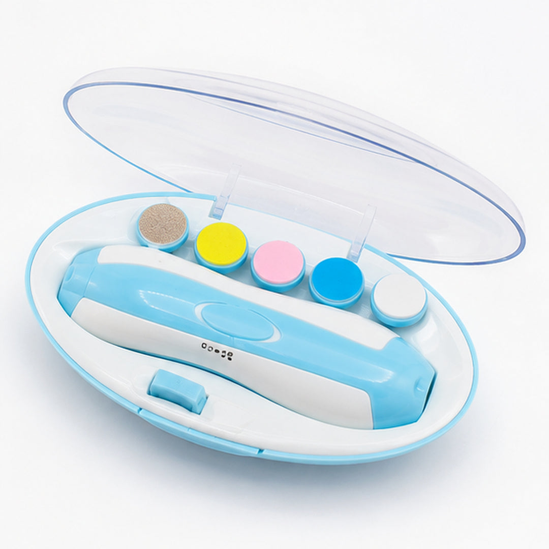 Lima De Uñas A Pilas Para Bebé Juego De 6 Piezas - Azul