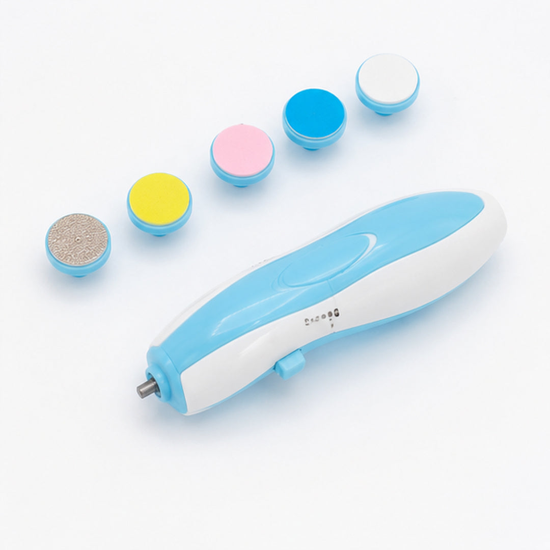 Lima De Uñas A Pilas Para Bebé Juego De 6 Piezas - Azul