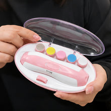 Lima De Uñas A Pilas Para Bebé Juego De 6 Piezas - Rosa