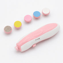 Lima De Uñas A Pilas Para Bebé Juego De 6 Piezas - Rosa