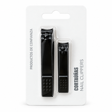 Set de 2 Cortauñas Negro Mate