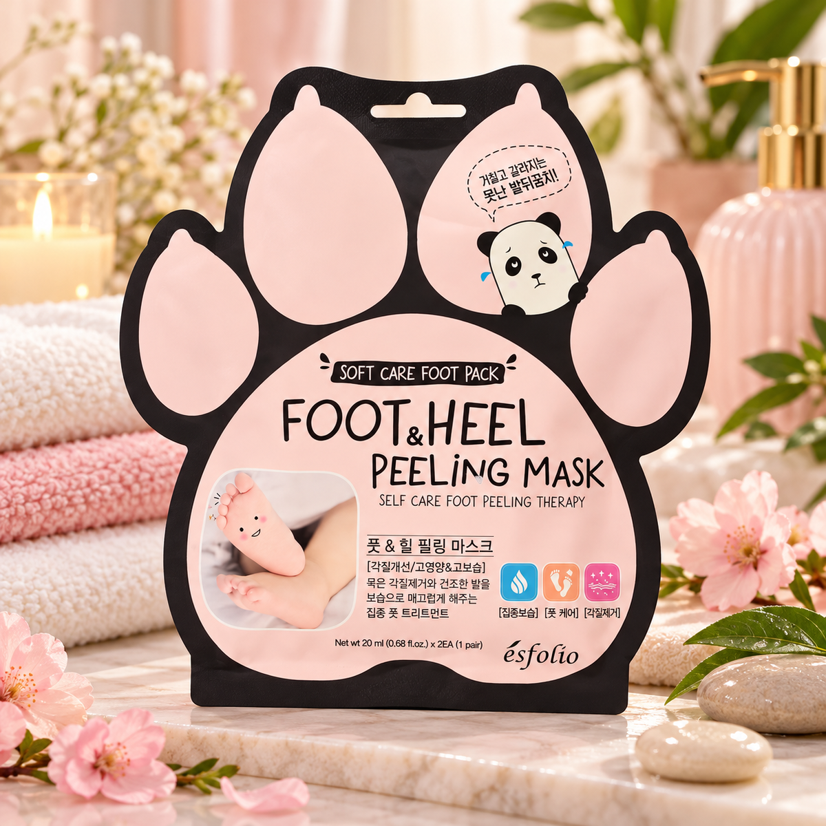 Mascarilla Peeling para Pies Esfolio Foot & Heel 20 ml