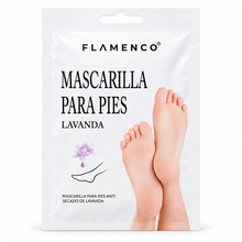 Mascarilla Cosmética para Pies Flamenco Lavanda