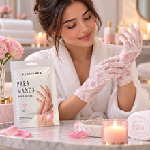 Mascarilla Cosmética para Manos Flamenco Rosa Suave