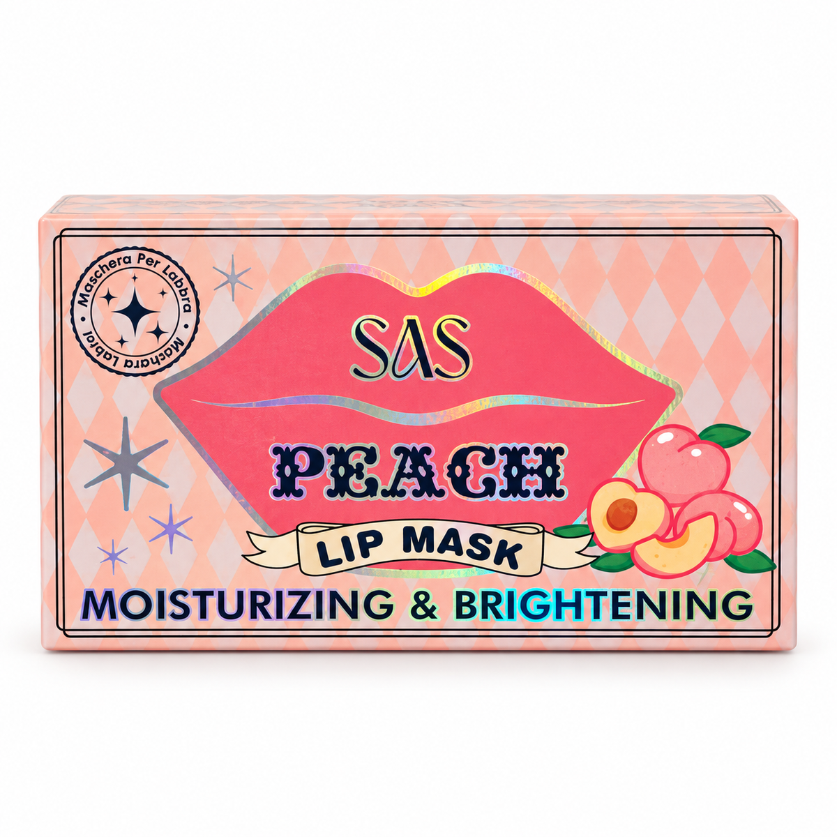Mascarillas de Labios SAS Peach 20 Unidades