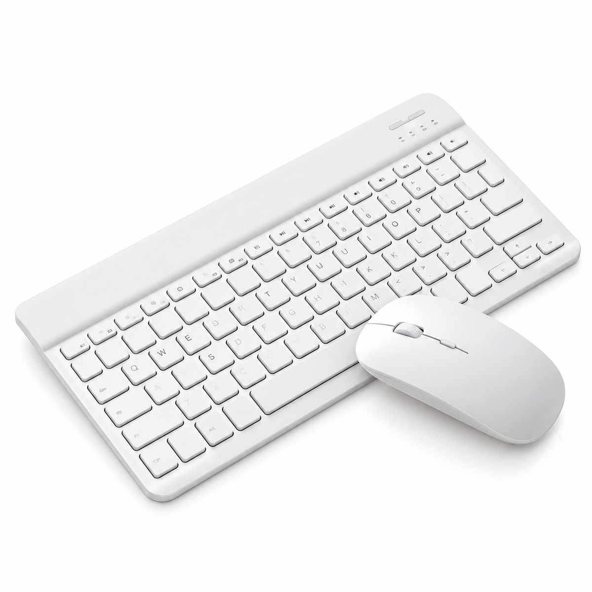 Kit Teclado y Mouse Bluetooth Yelandar AN-030 Blanco