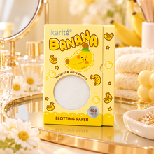 Papel Absorbente Facial Karité Banana Blotting Paper
