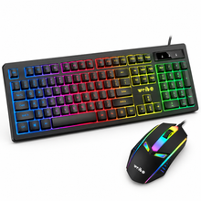 Kit Teclado y Mouse Gamer con Cable Weibo WB-555