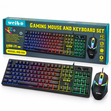 Kit Teclado y Mouse Gamer con Cable Weibo WB-555