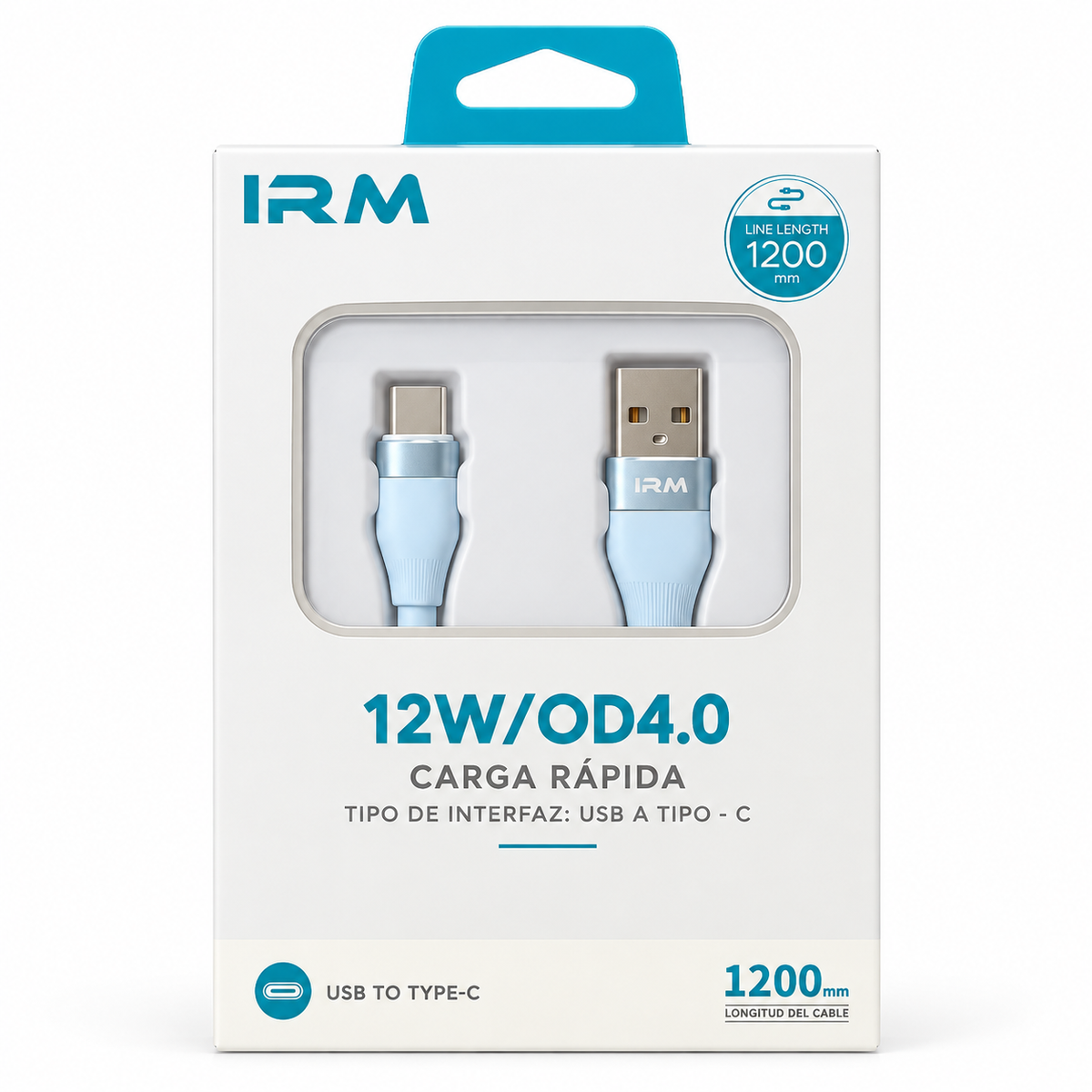 Cable USB-C IRM 12W 1,2 m