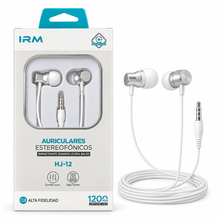 Audífonos Estéreo HJ-12 Blanco y Negro