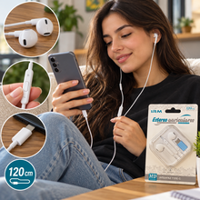 Audífonos con Cable USB-C Blancos