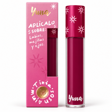 Tinta Multiuso Yuya Fucsia Estrella para Labios, Mejillas y Ojos