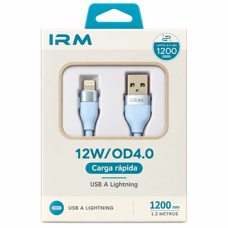 Cable para iPhone IRM 12W 1,2 m