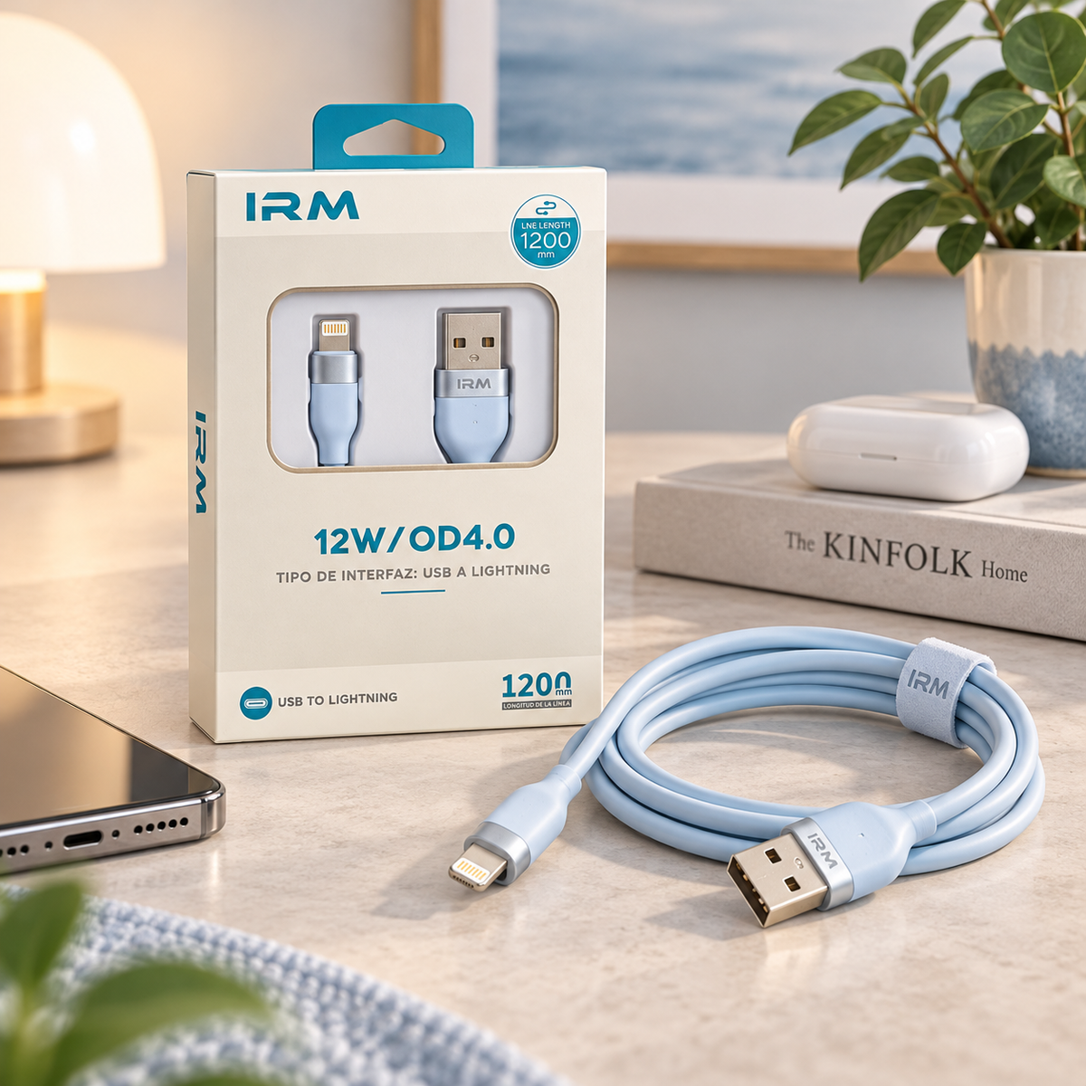 Cable para iPhone IRM 12W 1,2 m