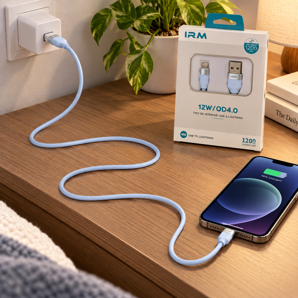 Cable para iPhone IRM 12W 1,2 m