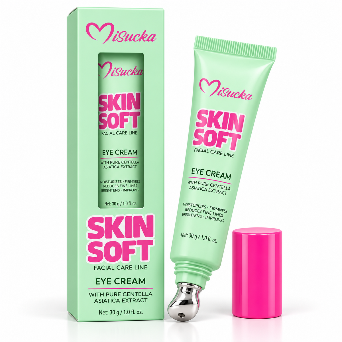 Crema de Ojos Skin Soft con Centella Asiática 30 g – Mirada Más Fresca y Suave