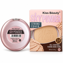 Polvo Compacto Kiss Beauty Sky Matte Super Cover Tono 03