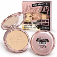 Polvo Compacto Kiss Beauty Sky Matte Super Cover Tono 02