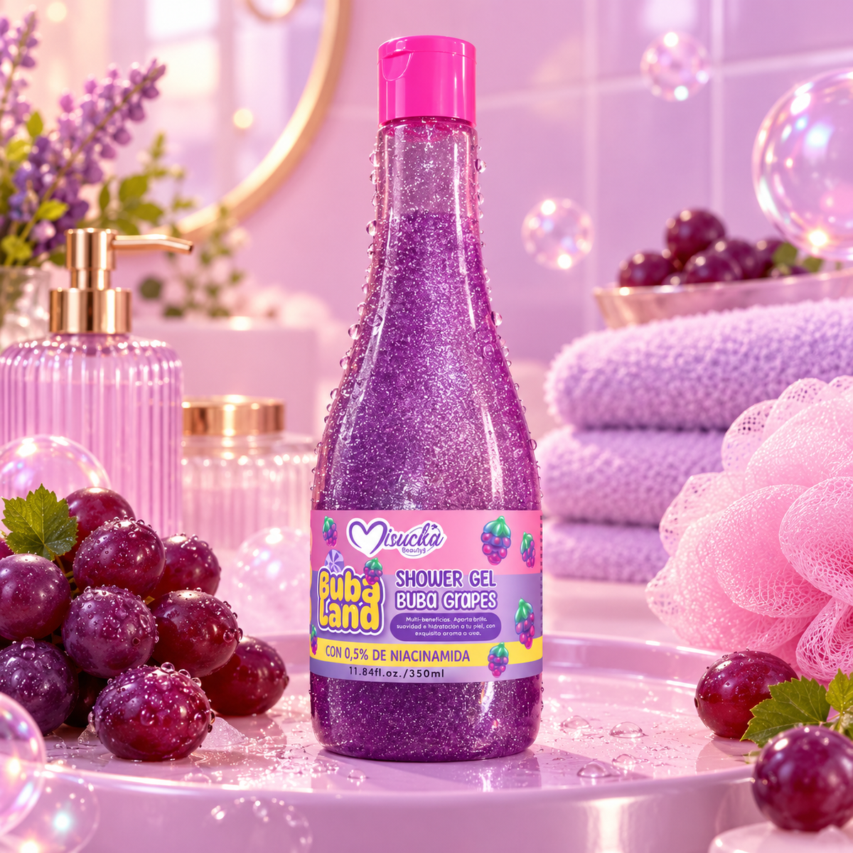 Gel de Ducha Misucka Buba Land Buba Grapes