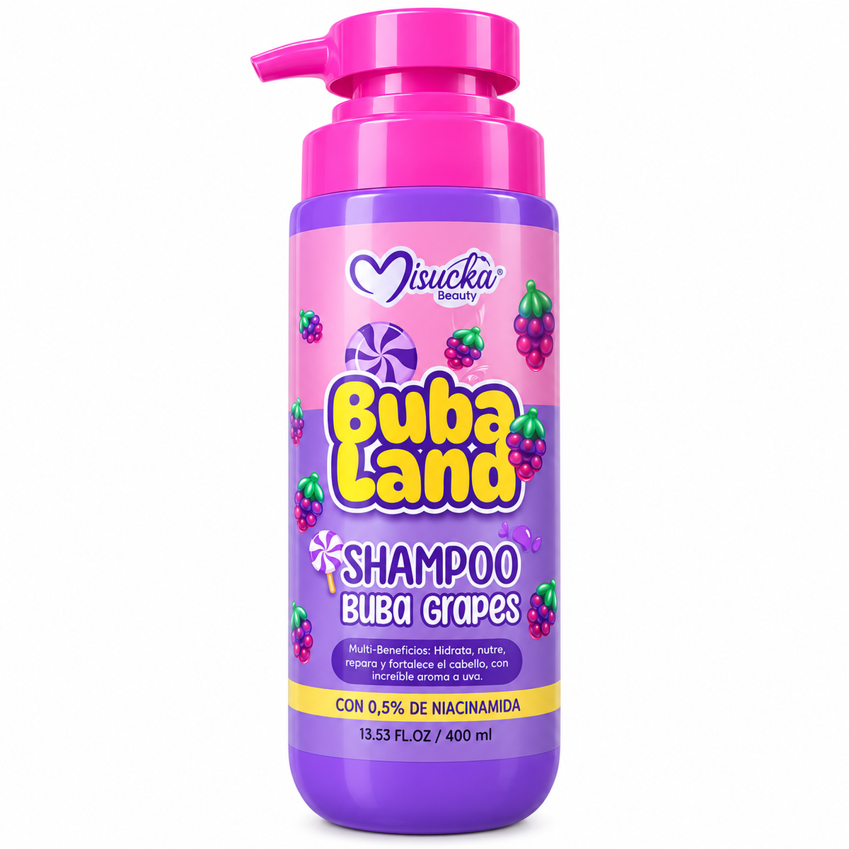 Shampoo Misucka Buba Land Buba Grapes 400 ml