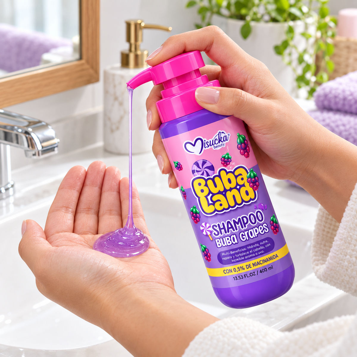 Shampoo Misucka Buba Land Buba Grapes 400 ml