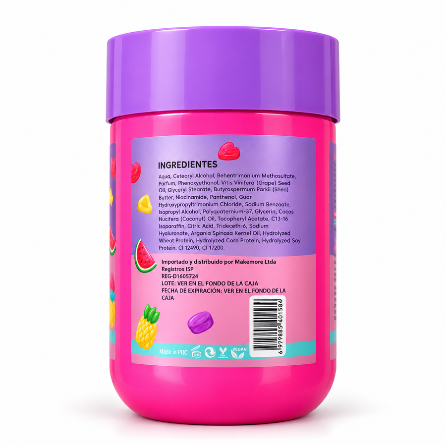 Bomba Nutritiva Capilar Misucka Buba Land Buba Frutti 800 ml