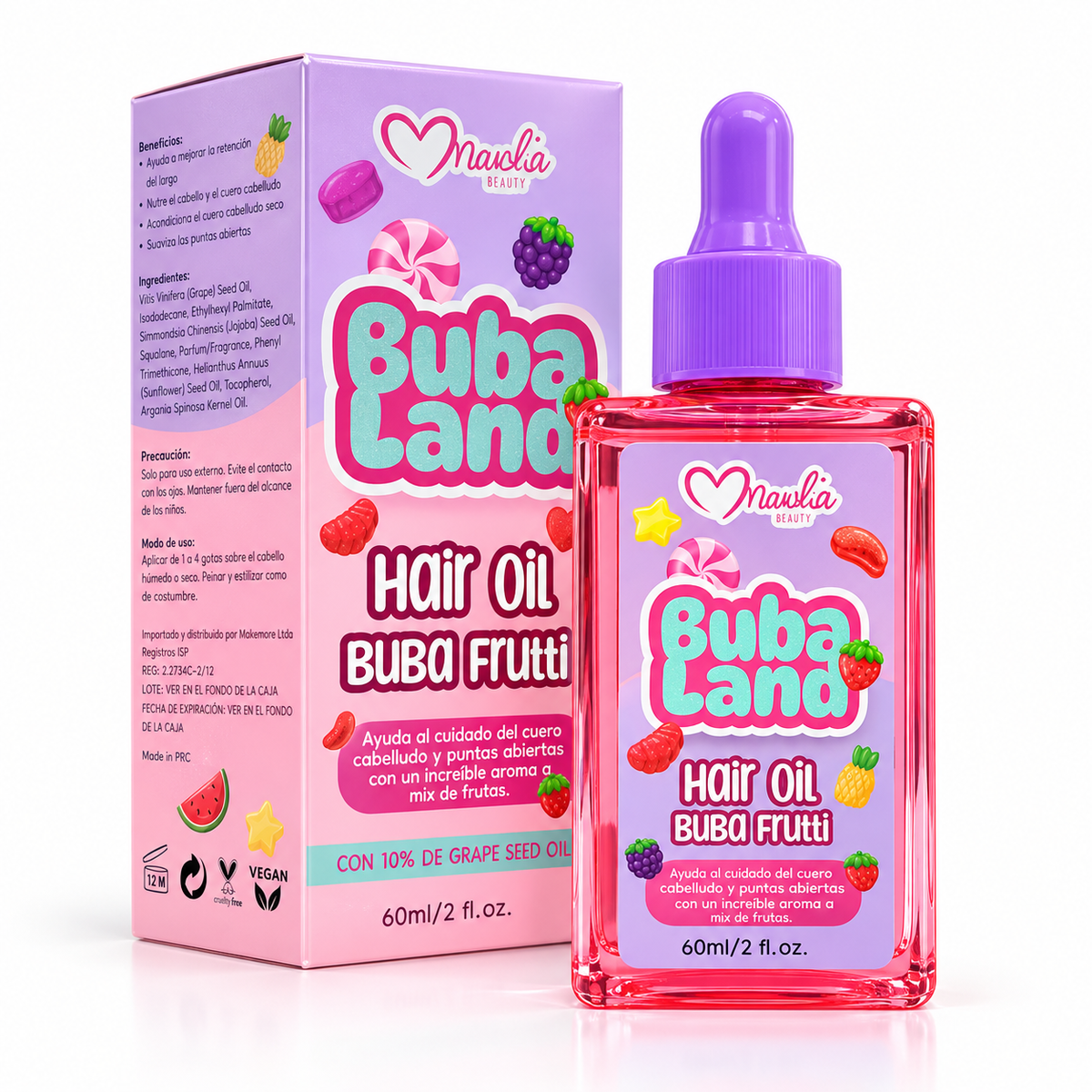 Aceite Capilar Misucka Buba Land Buba Frutti 60 ml