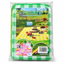Manta Plegable para Picnic Verde a Cuadros