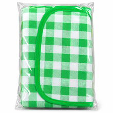 Manta Plegable para Picnic Verde a Cuadros
