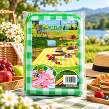 Manta Plegable para Picnic Verde a Cuadros