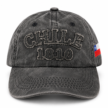 Gorro Jockey Bordado Chile 1810 Gris