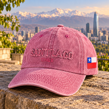Gorro Jockey Bordado Santiago Chile Burdeo
