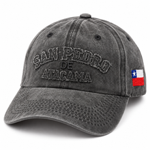 Gorro Jockey Bordado San Pedro de Atacama Gris