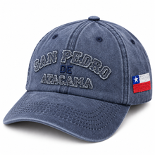 Gorro Jockey Bordado San Pedro de Atacama Azul